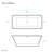 St. Tropez 67" Freestanding Bathtub