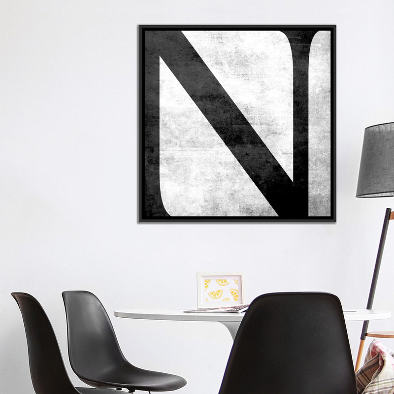 « the type b and w éraflures », art textuel sur toile, H 37 po x l 37 po x P 1,5 po, N, Canevas