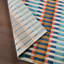 Tapis intérieur / extérieur bleu / orange Sarmiento-807581484