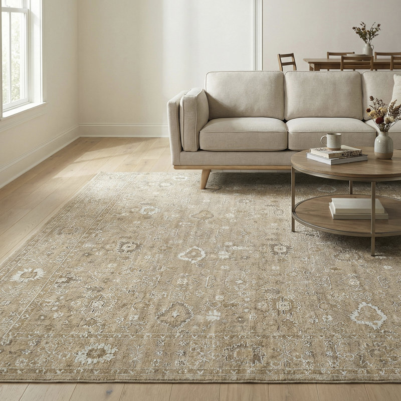 Moroccan Area Rug, Rectangle 200 x 275 cm