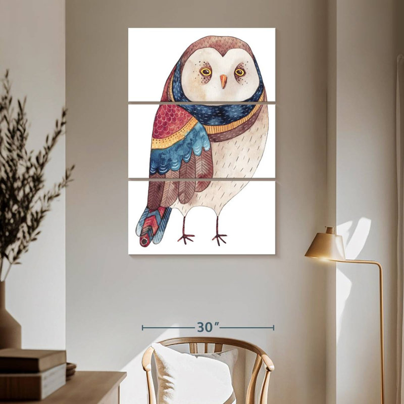 Brampt Odd Owl, 65" H x 42" W