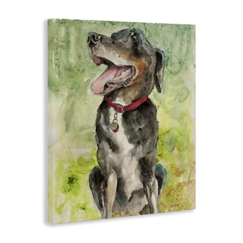 A Dog's Happiness, conception de Patti Mann, H 30 po x l 24 po