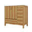 Meuble-lavabo en bois 36 po avec 2 portes à fermeture silencieuse, 4 tiroirs à fermeture silencieuse et support réglable