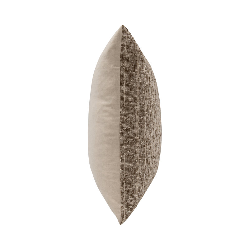 Coussin décoratif en mélange de lin Beryl Ombre