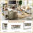 Yasmine 46" Farmhouse Console Table,Entryway Table  With Sliding Barn Door-1018145228