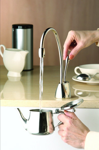 Contemporary Touch Instant Touch Hot Water Dispenser, Satin Nickel