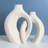 Christiam 2 Piece Handmade Ceramic Table Vase-1106716724