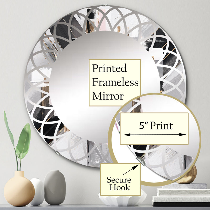 Miroir mural Lembach, 24 po x 24 po