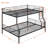 Full Metal Bunk Bed, Black-475384079