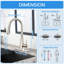 Touchelss Pull-Down Kitchen Faucet With Sprayer-108845125