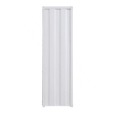 White Wardrobe With Full-Length Container Lock