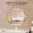 16‘’ Iceberg LED Touch Makeup Mirror light – 3 Light Modes, Elegant Vanity Mirror for Women