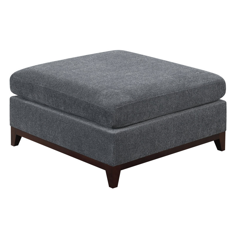 3 pièces modulaires en frêne avec éléments en tissu de chenille et structure en bois - avec structure ravissante