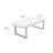 Brown Rectangular Solid Wood Lounge Table-119343836