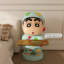 Creative Creative Boy Figurine Table d'appoint en résine Table de bout décorative pour salon Chambre petit espace Home Decor