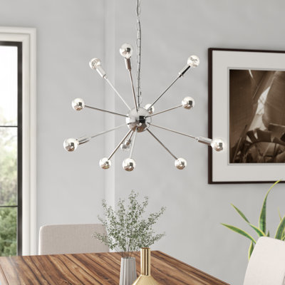 Lustre spoutnik à 6 lumières