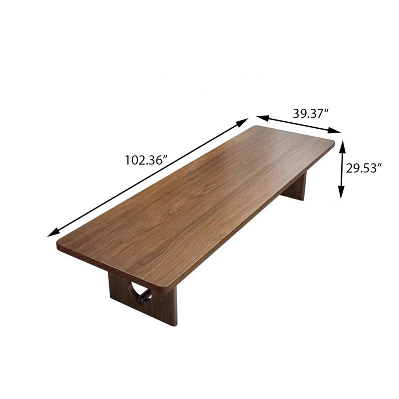 Table de conférence rectangulaire 102,36 po, H 29,53 po x L 102,36 po x l 39,37 po