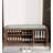 Traditional Oriental Lattice Door Solid Wood Shoe Storage Bench