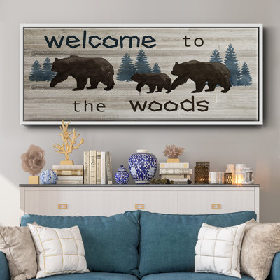 Bears Welcome - toile encadrée