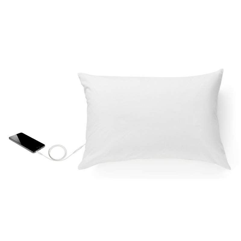 Oreiller de lit musical avec haut-parleur de sommeil intégré, Très grand