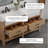 Maxbano Farmhouse 72" Double Bathroom Vanity with Stone Sink-106905785