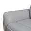 Fauteuil inclinable en cuir végétalien gris clair Opal avec porte-gobelets et lumières DEL