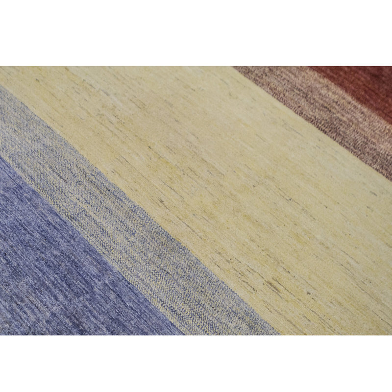 Gabbeh Wool Striped Area Rug