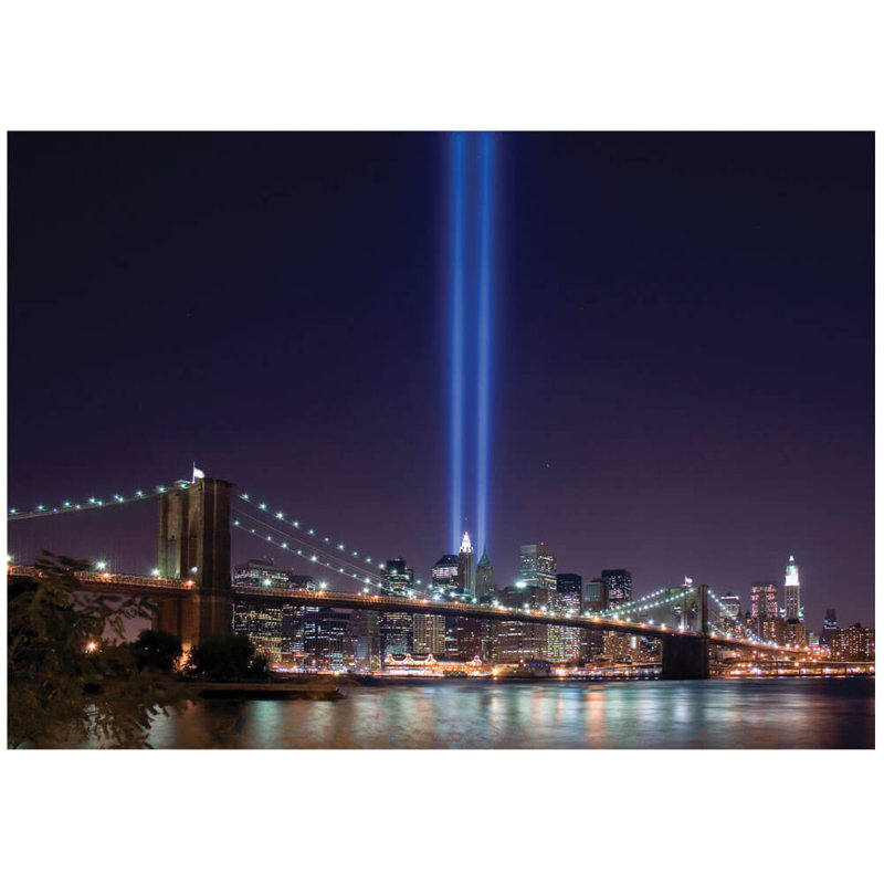 Décalcomanie murale 9/11 hommage, H 17 po x l 24 po
