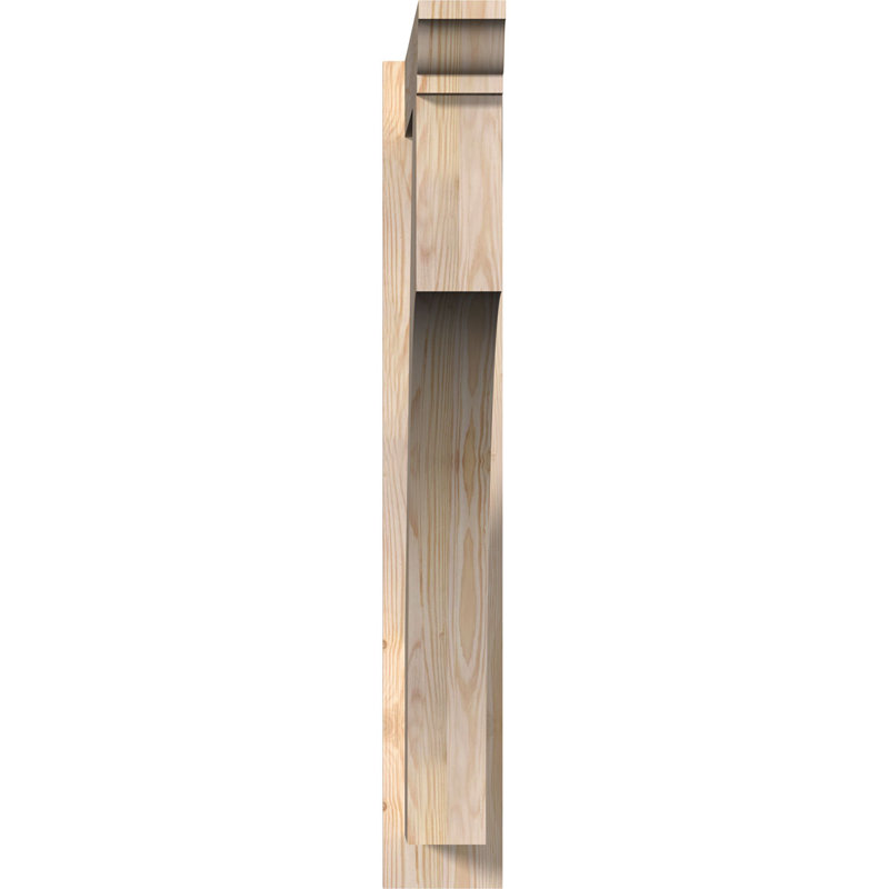 Persienne en bois Westlake, Sapin Douglas de 7 1/2 po (lisse), P 32 po x H 38 po