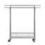Adjustable Rolling Clothing Rack