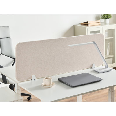 Wally 1 Panel Beige Desk Dividers