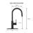 Pull Down Kitchen Faucet with Single Handle and Deck Plate-70944584
