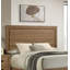 Tête de lit simple classique 1pc noyer / châtaignier brun mobilier de chambre en bois-1410449354