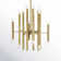 Hammons 24 - Light Dimmable Sputnik Modern Linear Chandelier