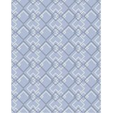 Geometric Hand-Knotted Wool Blue/Gray Area Rug