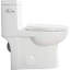 Toilette allongée une pièce Tusuton 1,28 GPF
