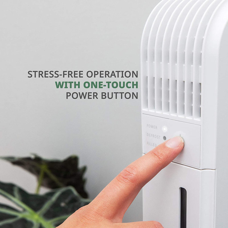 Ivation 0.9 Pints Table Top Dehumidifier for Rooms up to 30 Cubic Feet