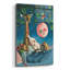  «Giraffe with Baby» par Heather Gauthier, art mural en verre acrylique, 12 po x 16 po