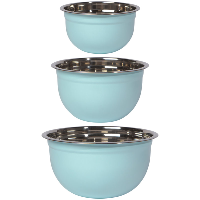 Ensemble de bols à mélanger 3 pièces, Bleu