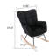 Chaise berçante rembourrée Modern Minimalist-1331658000