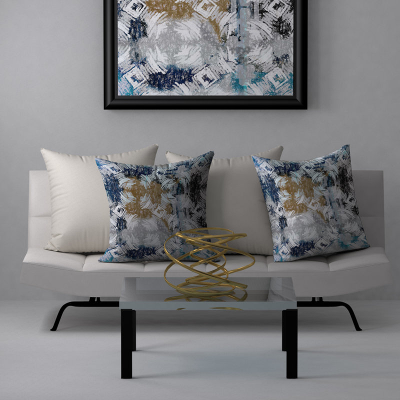 Housse de coussin carrée/insert, 24 po x 24 po