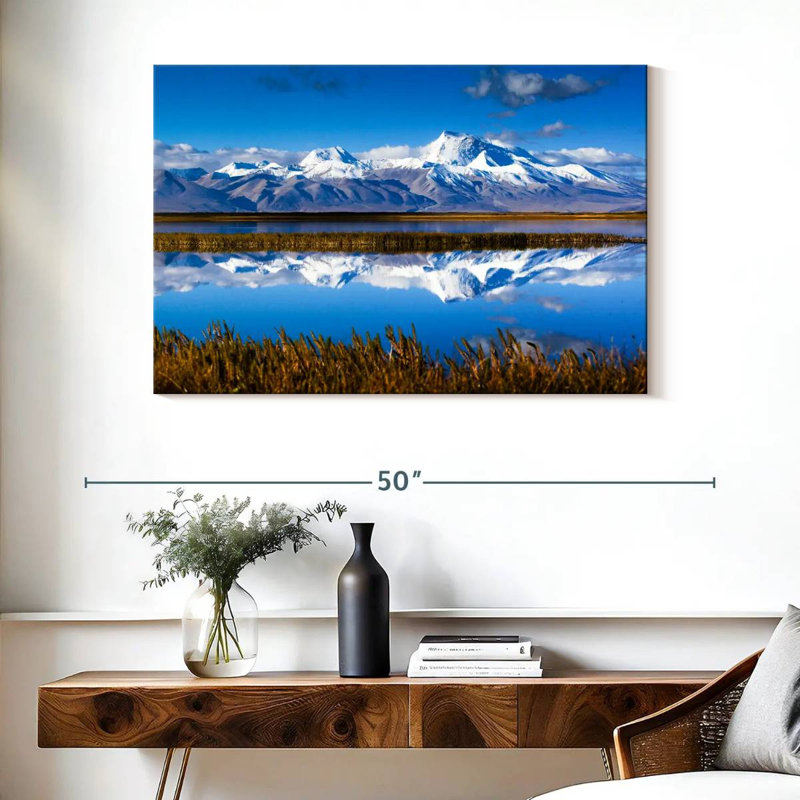 Alvord Naimona'nyi et lac Manasarovar, H 26 po x l 39 po