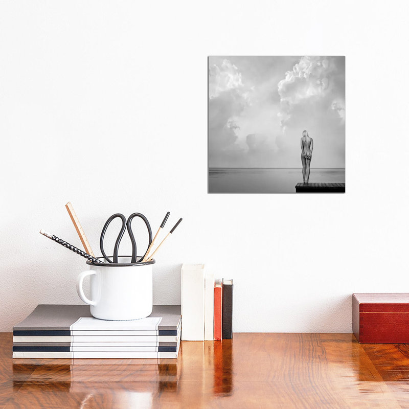 Echospace by Paulius Stefanovicius - Print on Canvas, 30.48cm H x 30.48cm W x 1.91cm D, Wrapped Canvas