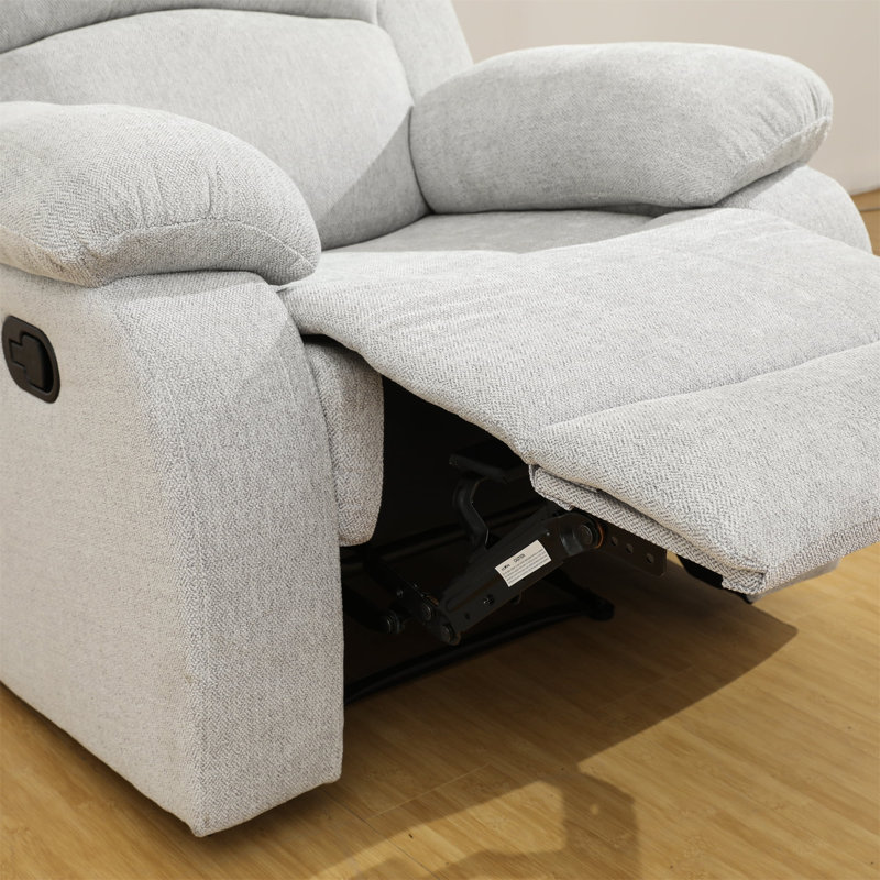 Siège de cinéma en tissu Doetie, Gris