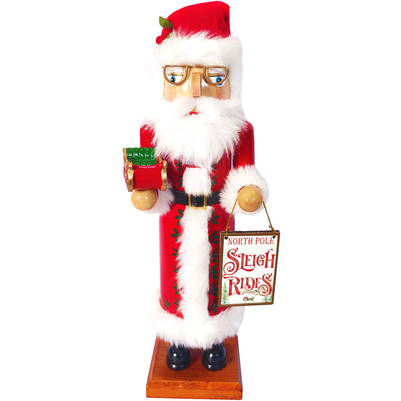14” Sleigh Ride Nutcracker