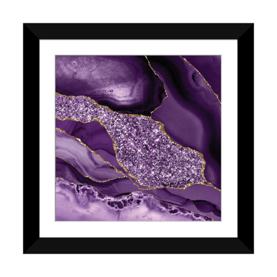 Agate Glitter Ocean Texture III