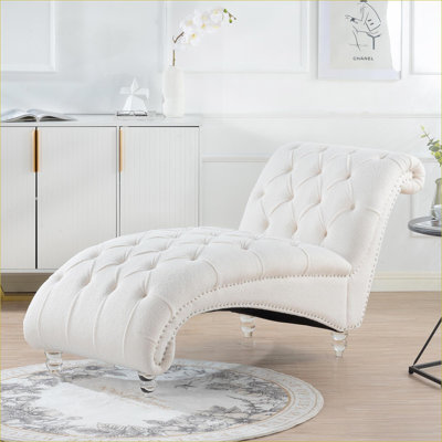Méridienne capitonnée sans accoudoirs | Méridienne rembourrée pour adultes pour salon, chambre à coucher