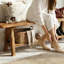 Solid Wood Storage Bench
