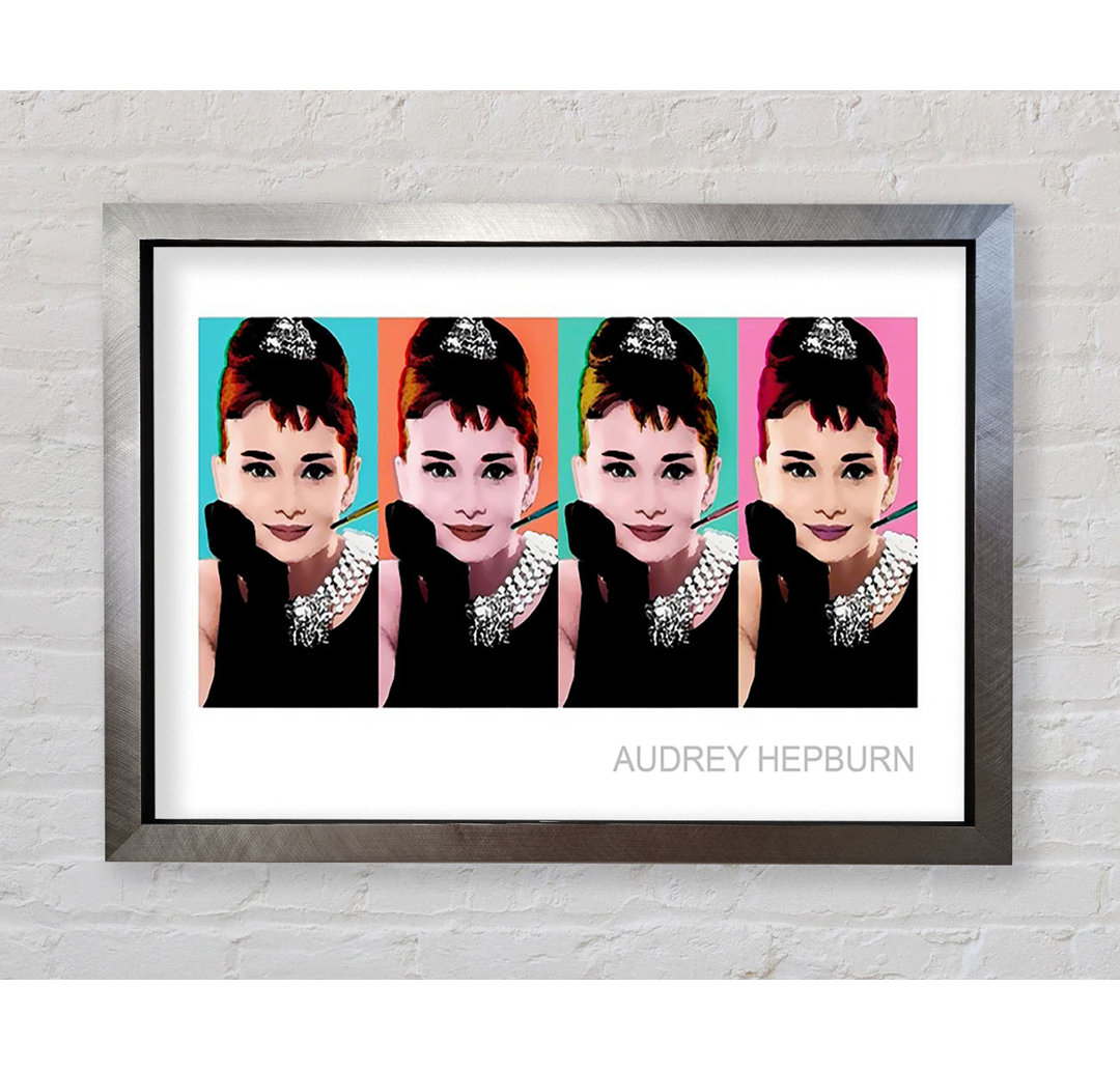 Audrey Hepburn 4 Gesichter - Druck