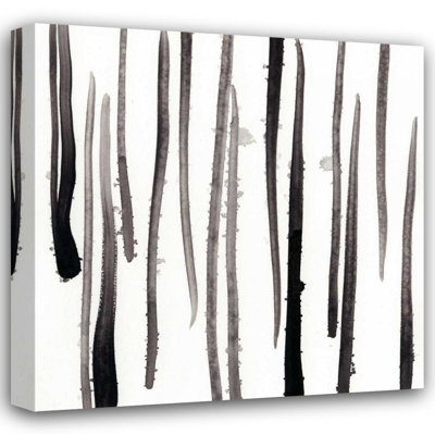 ArtDirect Vess, June Erica Gallery Wrapped Canvas Art Titled: Monochrome Gestures V